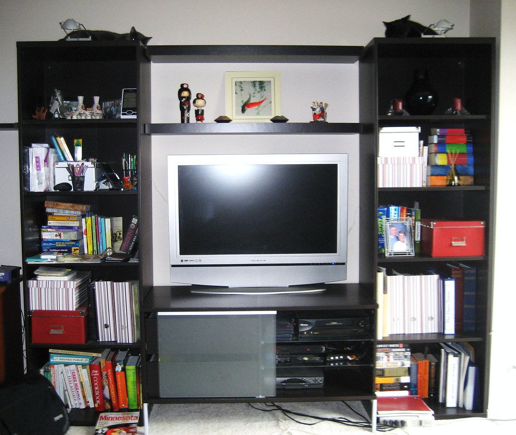 our TV stand Furniture from Ikea Tobo TV unit, Besta boo… Flickr