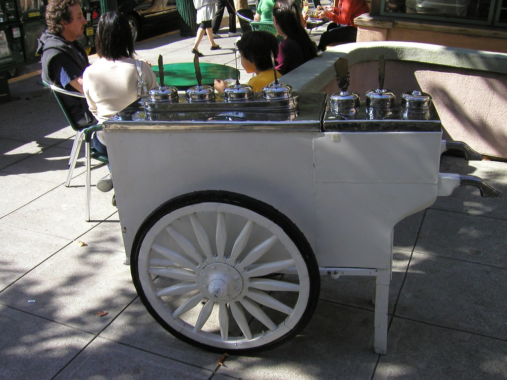 Antique ice cream cart P1010381.JPG Flickred! Flickr