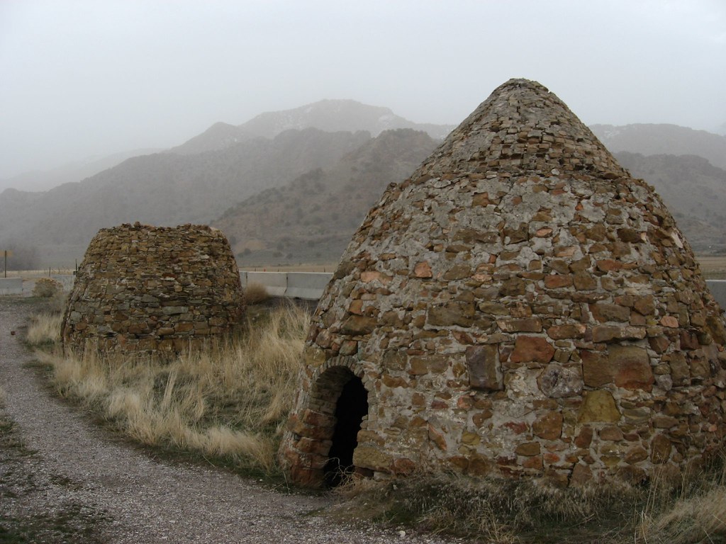 Charcoal Kilns, near Leamington, Utah Historically, produc… Flickr