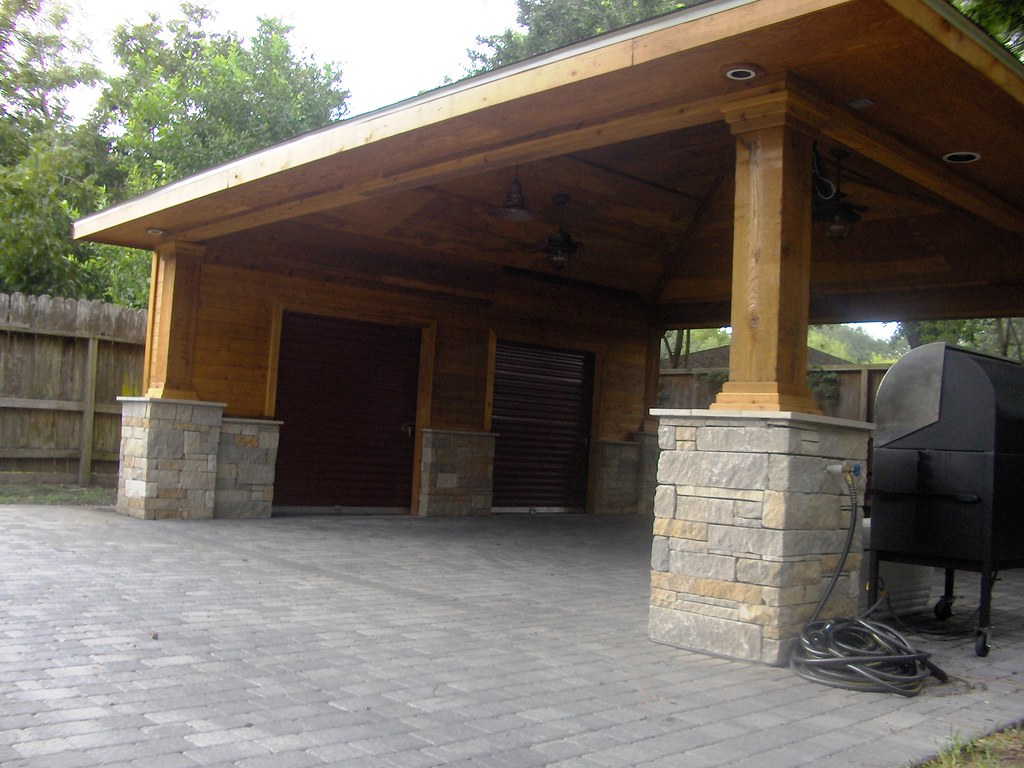 Paver Driveway with Carport and Storage 10 Scott Ward Flickr