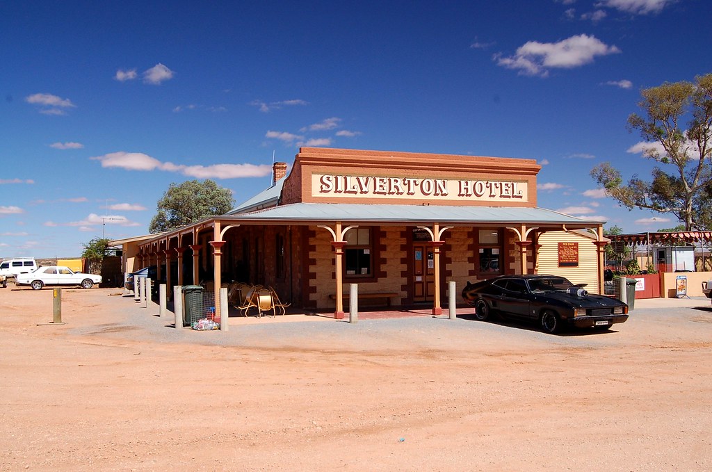 Silverton Pub The Silverton Hotel with MAD MAX car. Stefan Heinrich