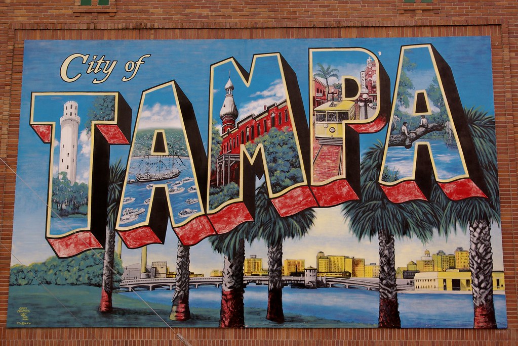 City of Tampa A mural in downtown Tampa, Florida Ed Hagelstein Flickr