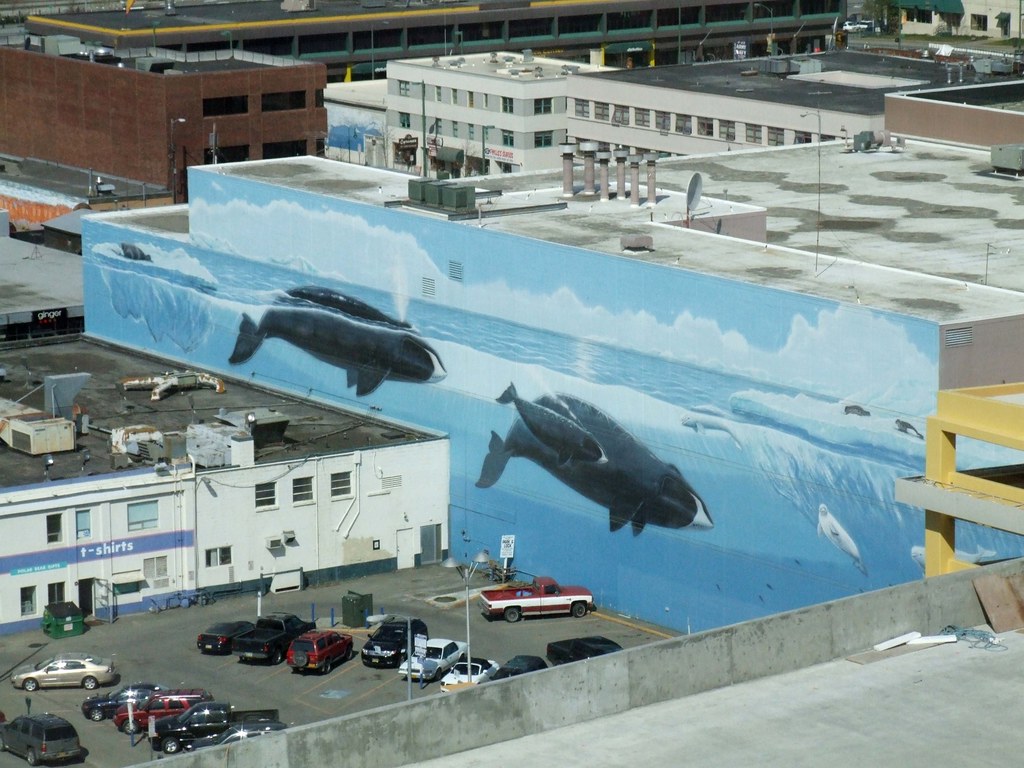 Whale Mural This mural was painted by Robert Wyland. Wylan… Flickr