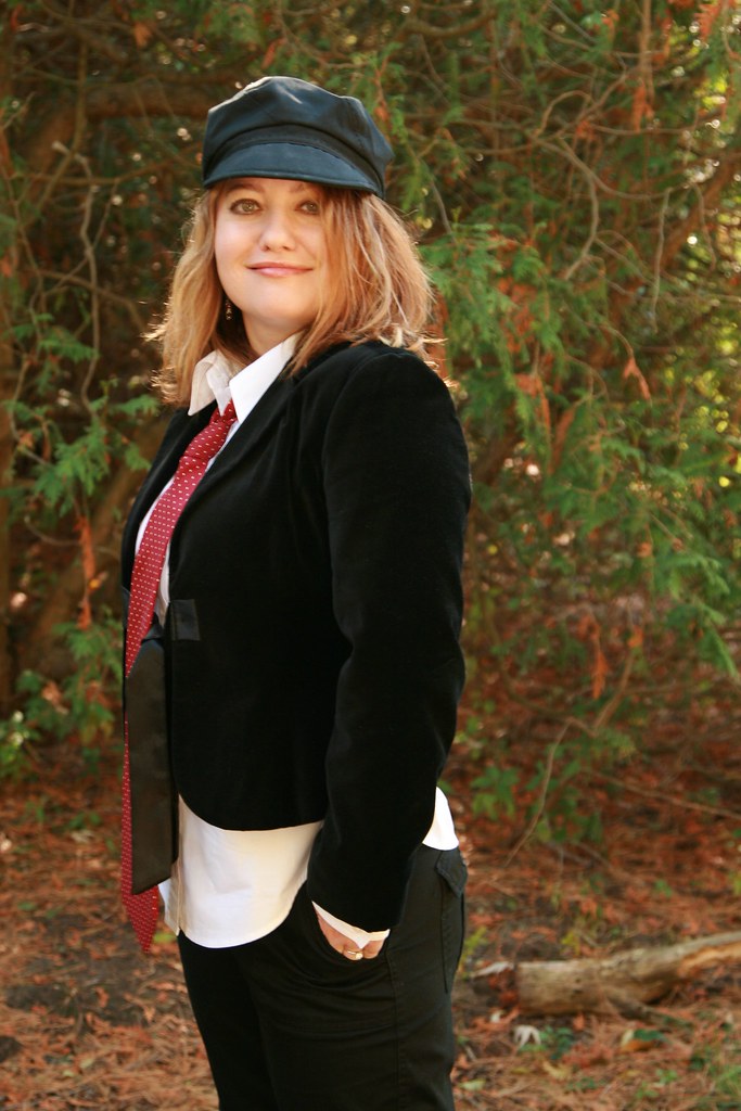 Margaret dressed as Angus Young of AC/DC John W Flickr