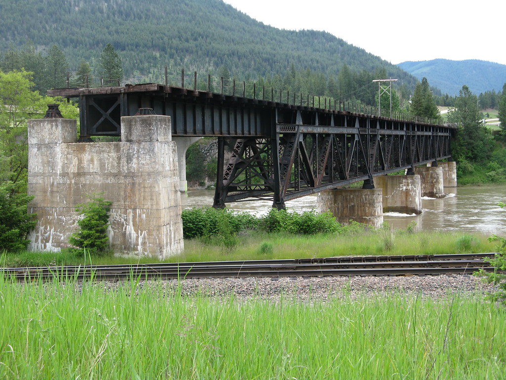 Milwaukee Road Bridge. St. Regis,Montana Here is the Milwa… Flickr