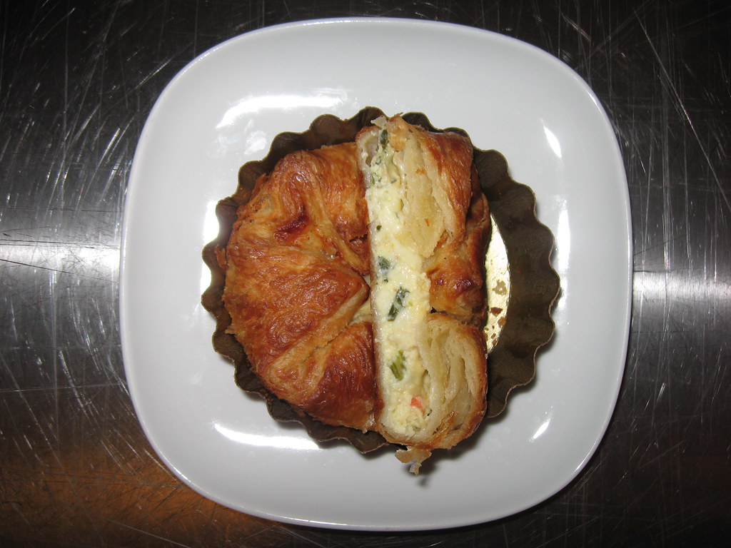 Panera Bread Spinach and artichoke baked egg souffle (sli