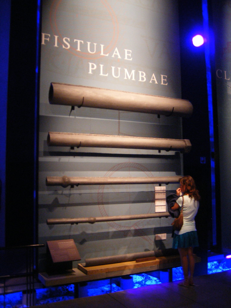 Roman Plumbing Examples of some of the lead pipes used by … Flickr