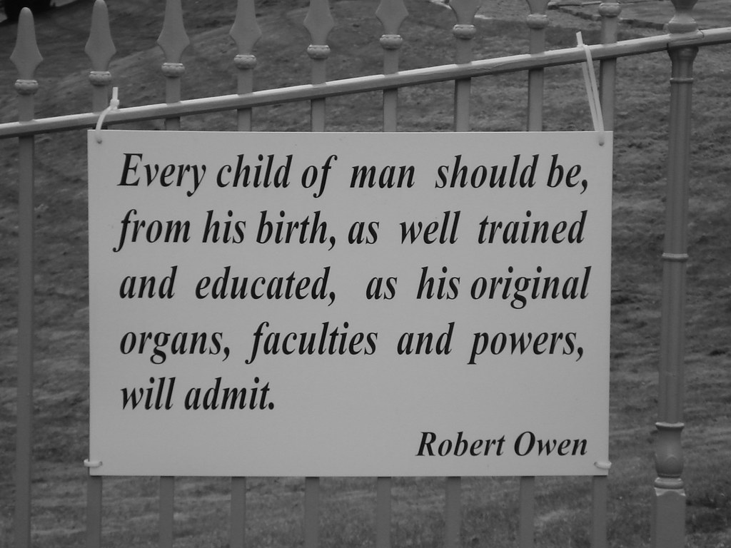 Robert Owen's quotes Quotes from the innovative and forwar… Flickr