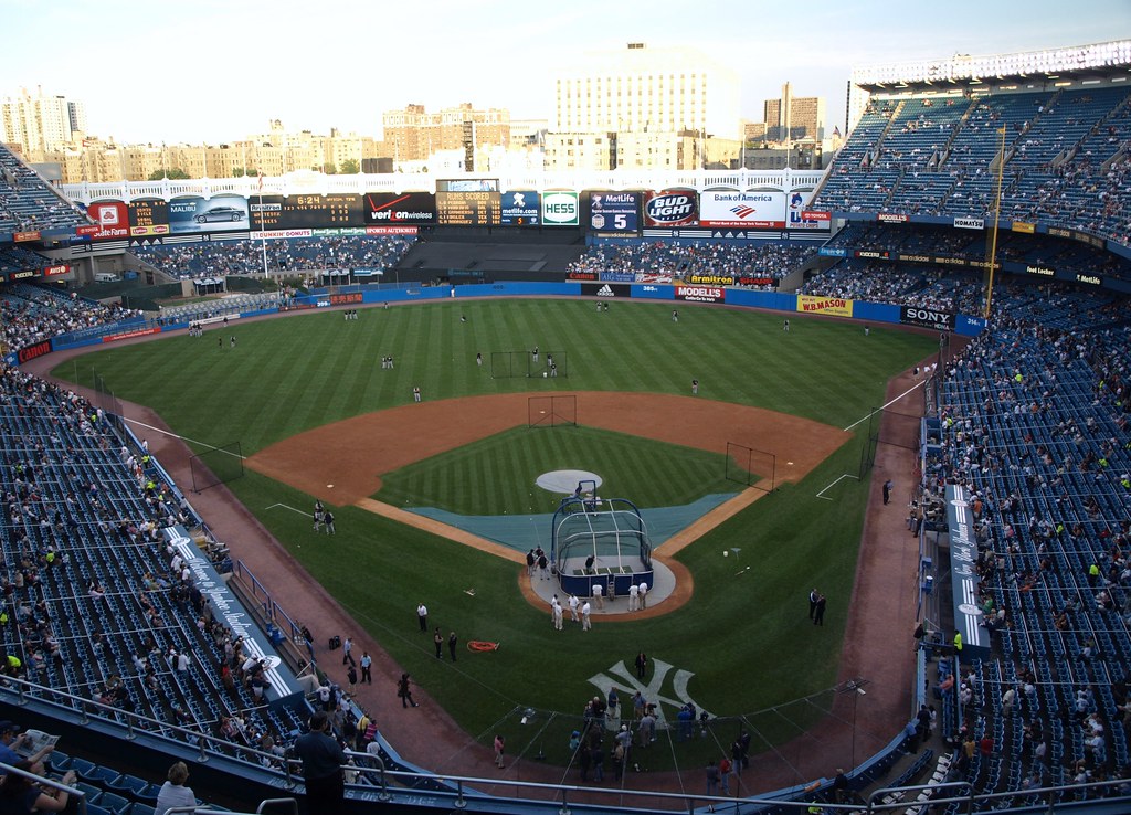 Yankee Stadium A classic shot from behind home plate in th… Flickr