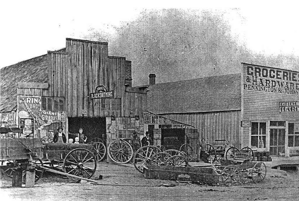 McLoud Blacksmith and Grocery Store No Date Available Pioneer