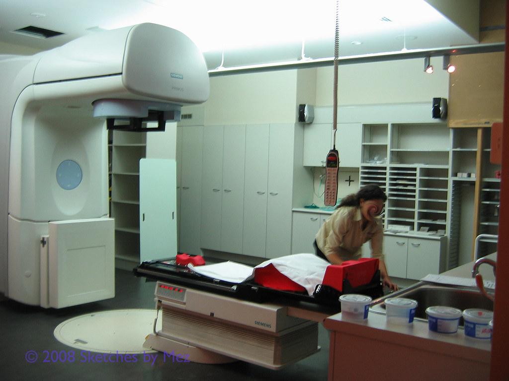 IMG_3492 Radiotherapy Machine Room Showing the 'bed' set… Flickr