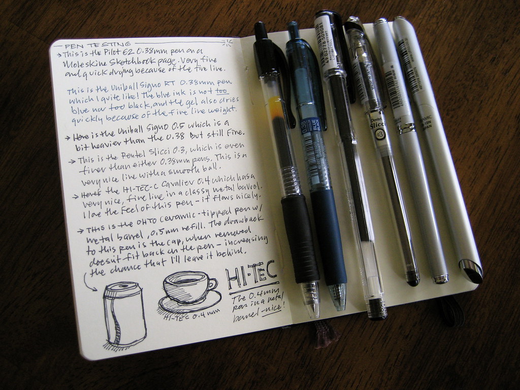 Test Moleskine & Pens Photos of my tests on s… Flickr