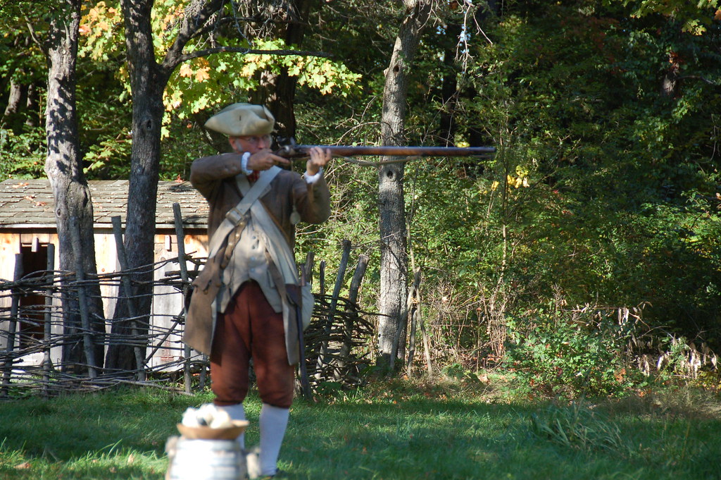 Minuteman National Park, colonial musket firing demonstrat… Flickr