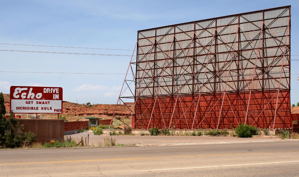 Echo Drivein Echo Drivein theater in Roosevelt, Utah one… Flickr