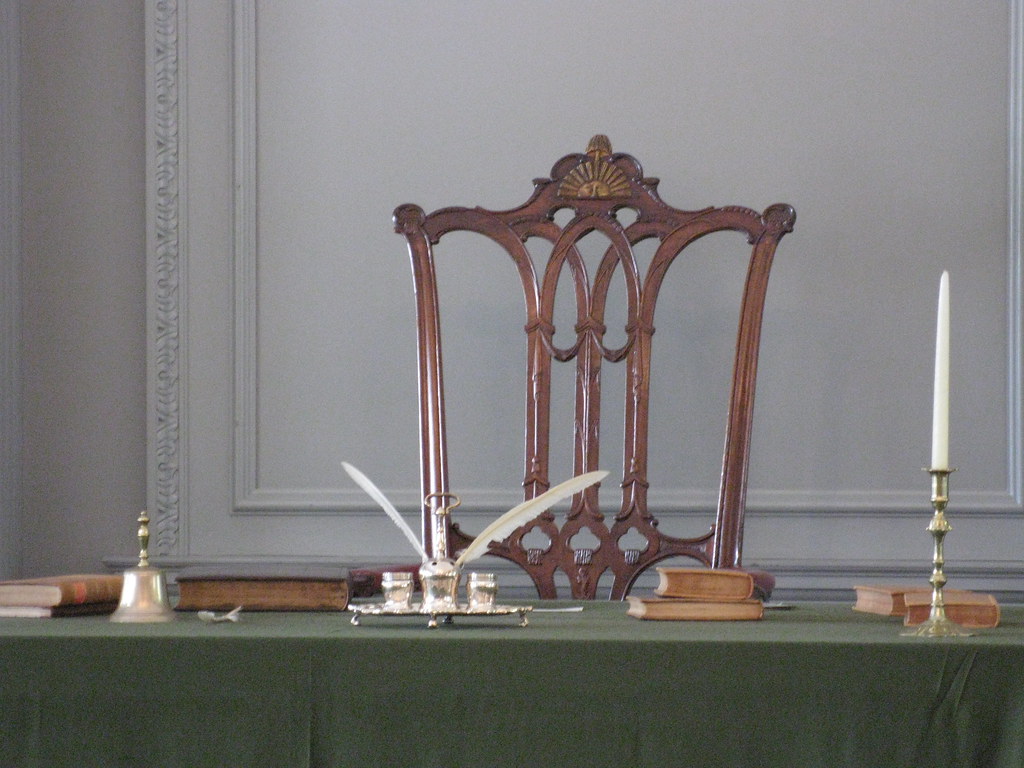 "Rising Sun" chair of Washington, Independence Hall… Flickr