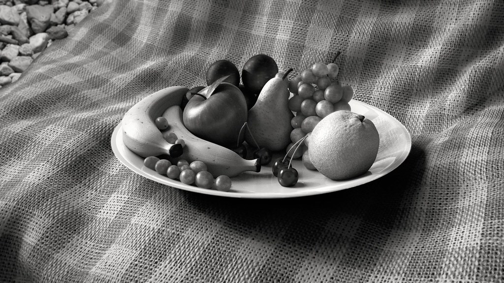 Fruit Bowl Black/White 3D Rendering with Arnold Flickr