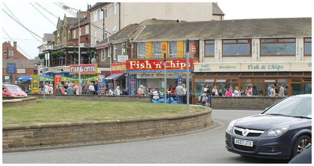 Skegness Shops on the " Fish and Chips Corner " August… Flickr
