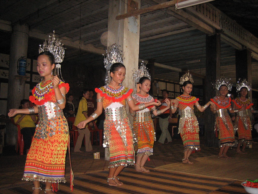 Ngajat Dance Iban ngajat dance done by beautiful Iban