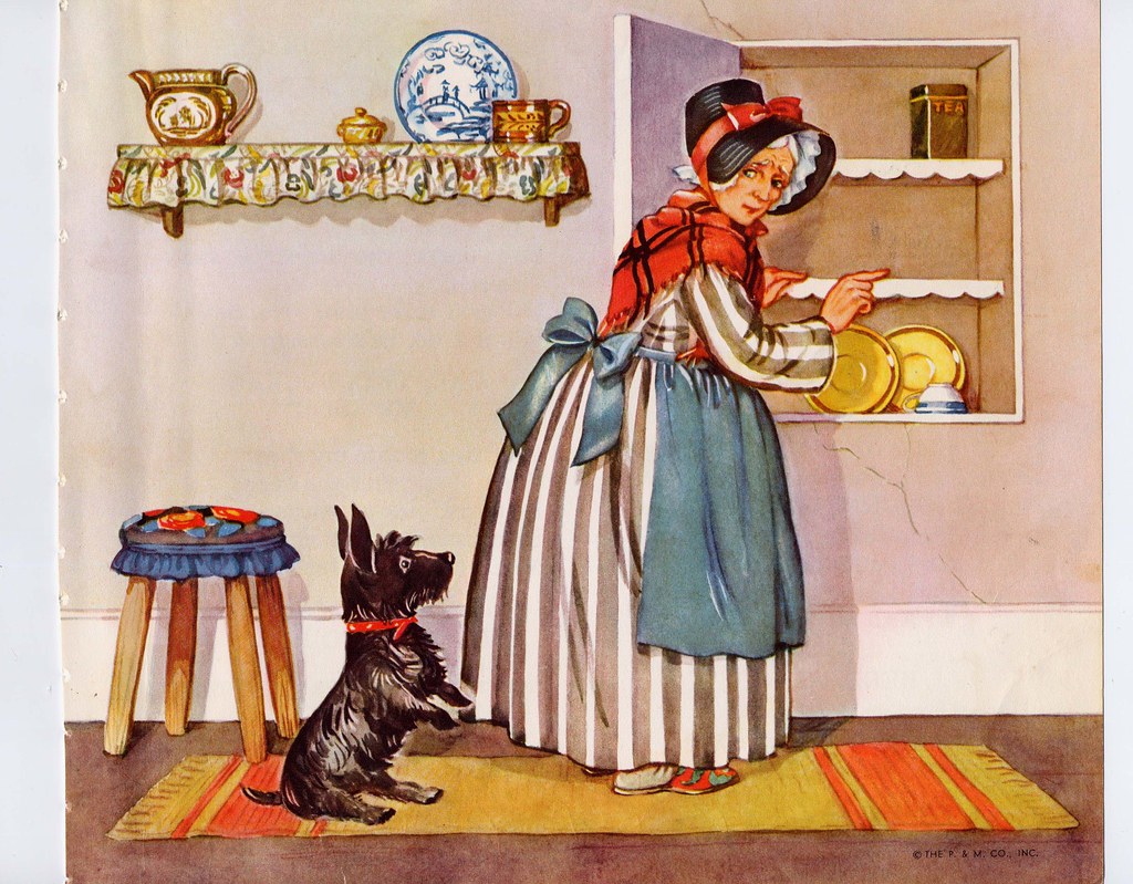 Old Mother Hubbard 1953 MotherGoose Ephemera Illustrated B… Flickr