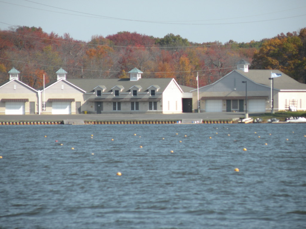 Boathouse at Mercer County Park Across Lake Mercer slgckgc Flickr