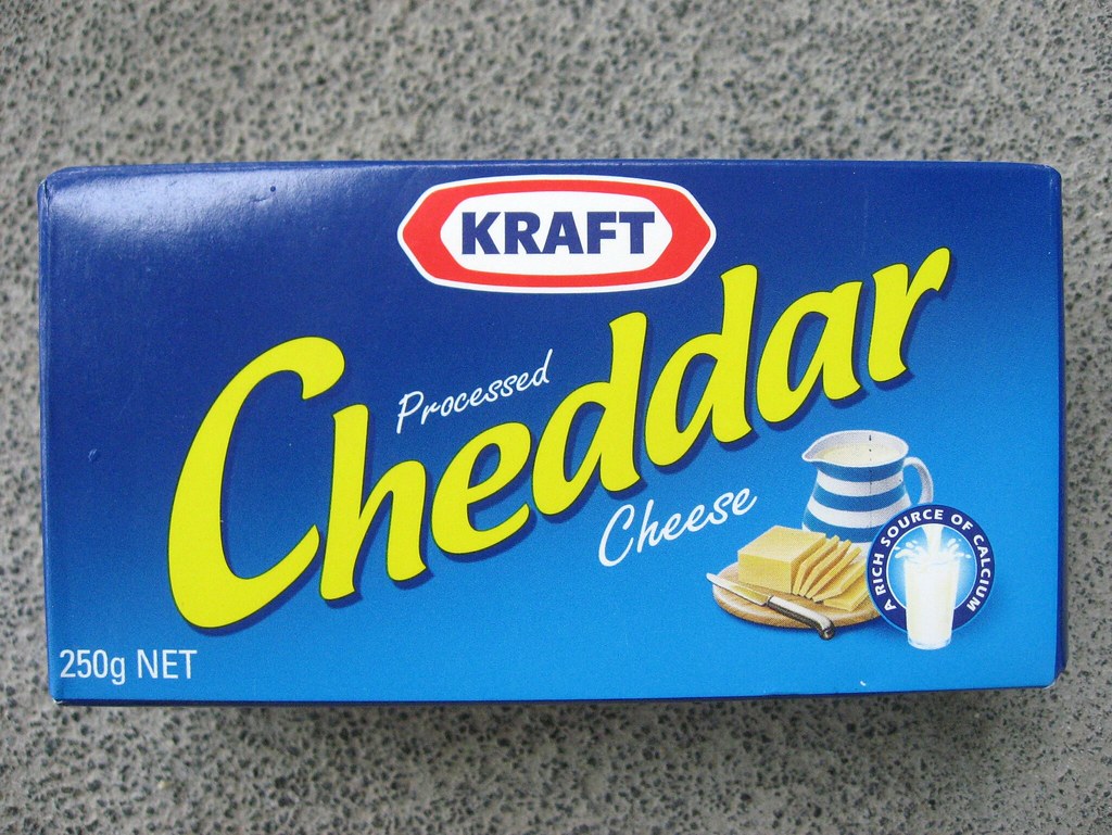 Kraft Processed Cheddar Cheese duncan c Flickr