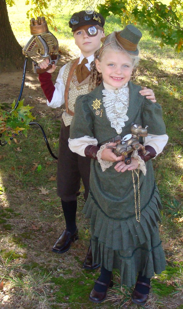 Steampunk Kids Costumes These are the Steampunk costumes I… Flickr