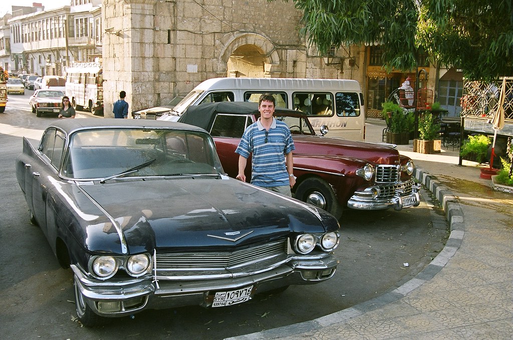Me and classic american cars, Christian Quarter, Damascus Flickr