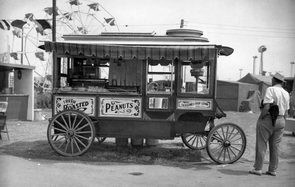 1929 Cretors popcorn wagon, Orange County Fairgrounds, Oct… Flickr