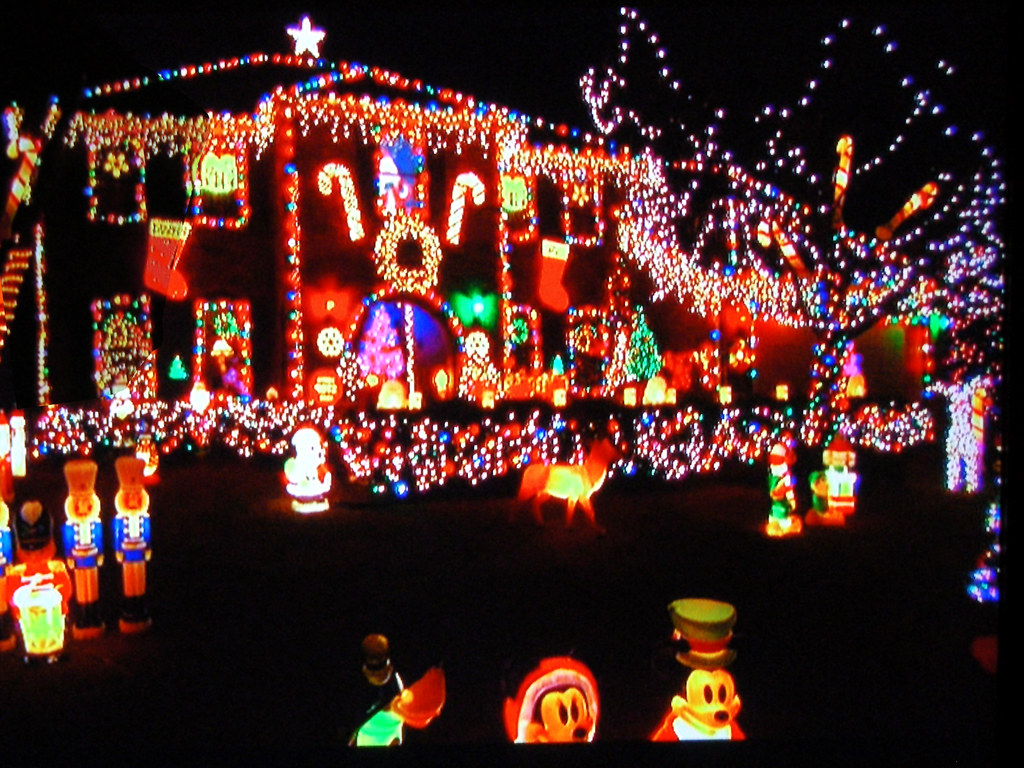 Crazy Christmas Lights Overkill TV Shot from a documentary… Flickr