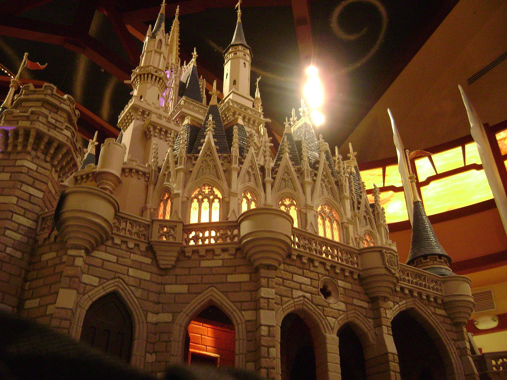 Cinderella Castle model Back side At the World of Disney… Flickr