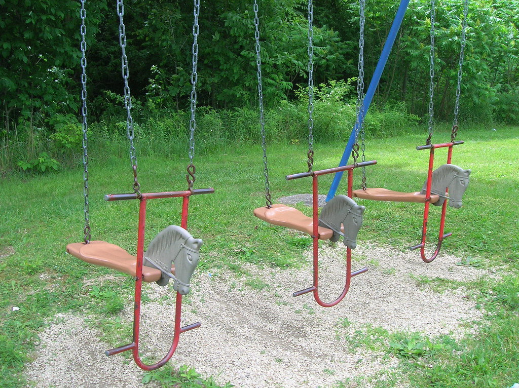 Old RockingHorse Swings These used to hurt your back! Flickr