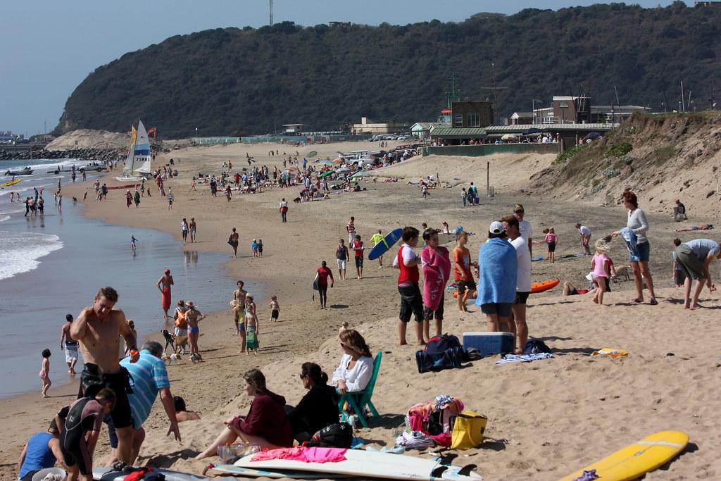 The Bluff, Durban from Ushaka beach This is the view from … Flickr