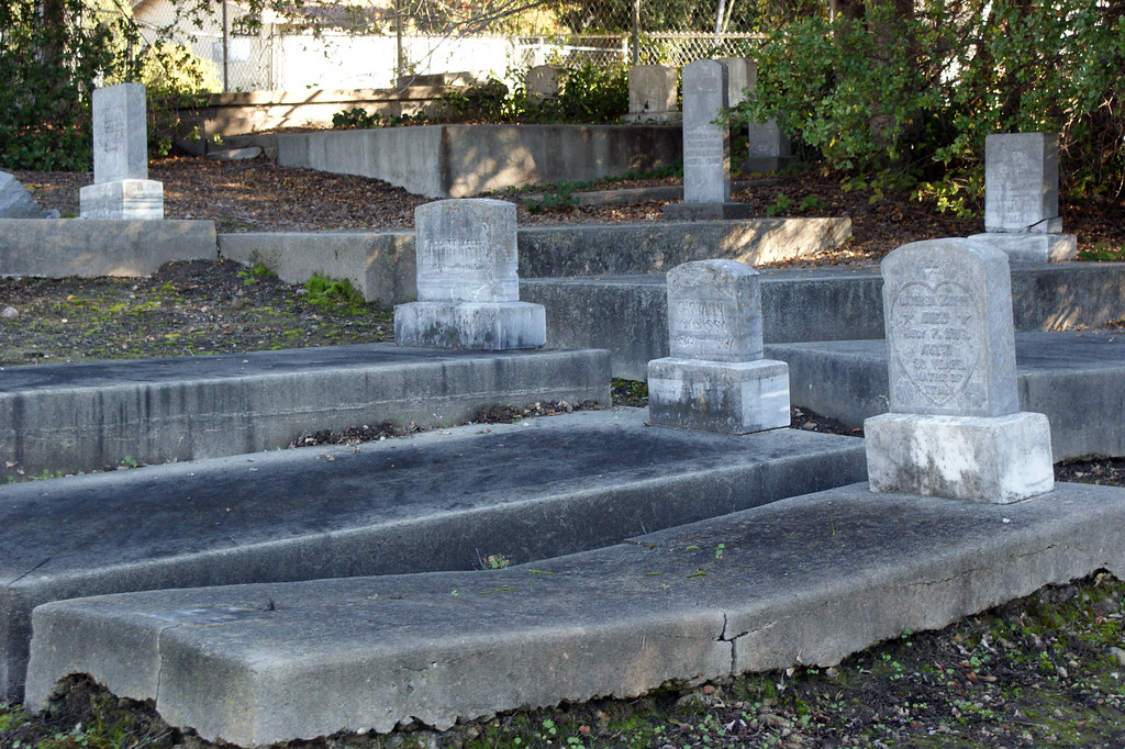 Graves at Old Holy Cross Cemetery With burials dating as e… Flickr