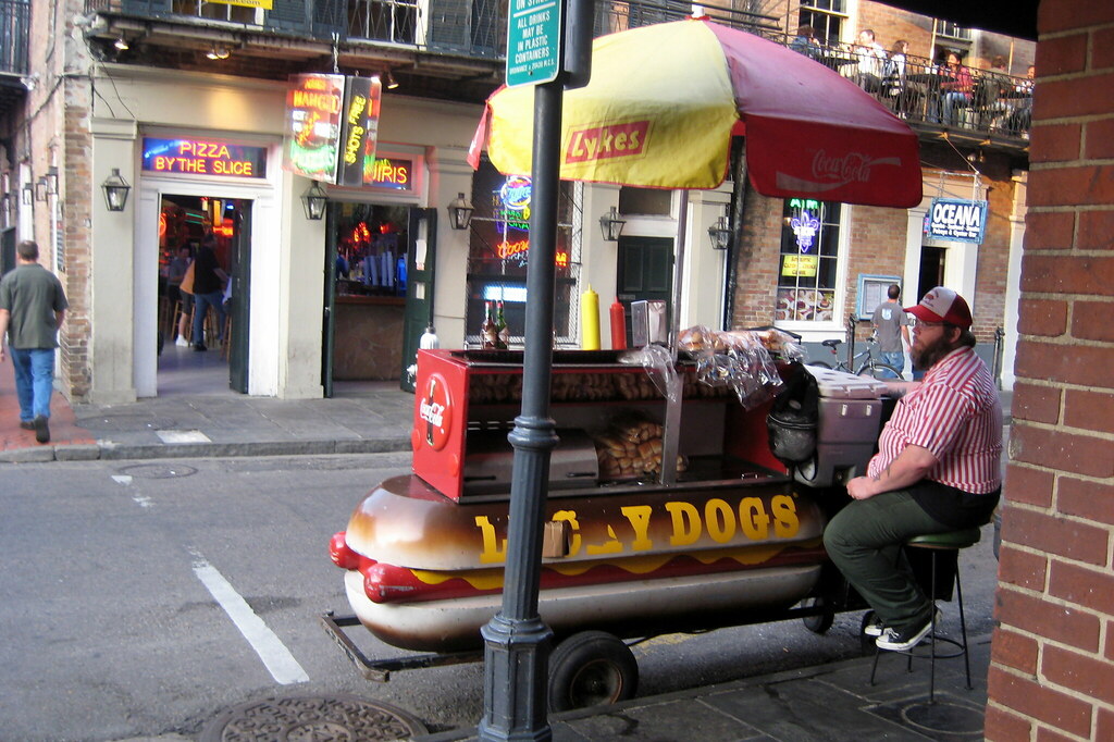 New Orleans French Quarter Lucky Dogs Lucky Dogs, the w… Flickr