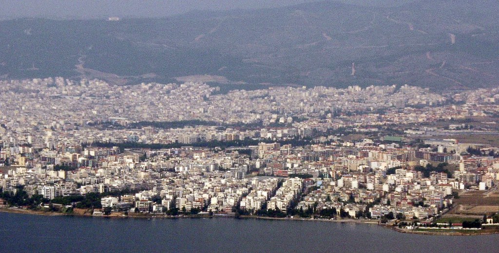 Kalamaria, Thessaloniki, Greece View from an airplane duri… Flickr