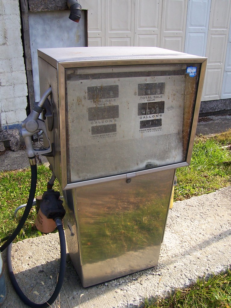Chrome Gas Pump A chrome gas pump in Salineville, Ohio. The