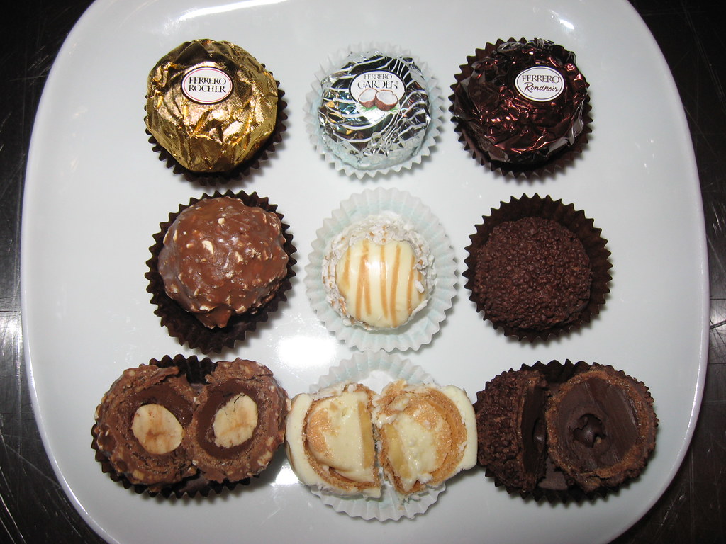 Ferrero Assorted chocolates ferrero rocher, ferrero gar… Flickr