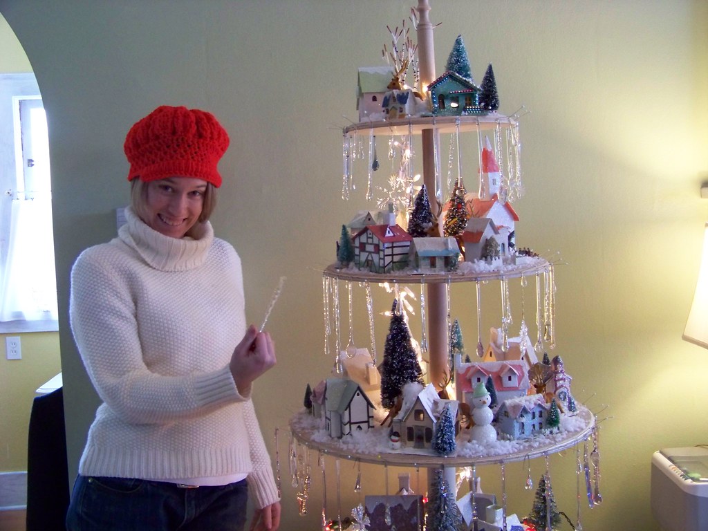 Tiered Wooden Christmas Village ardens Flickr