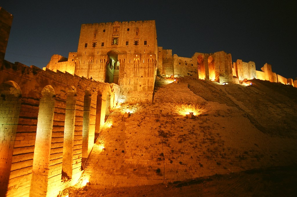 The Citadel at night, Aleppo, Syria Ian Cowe Flickr