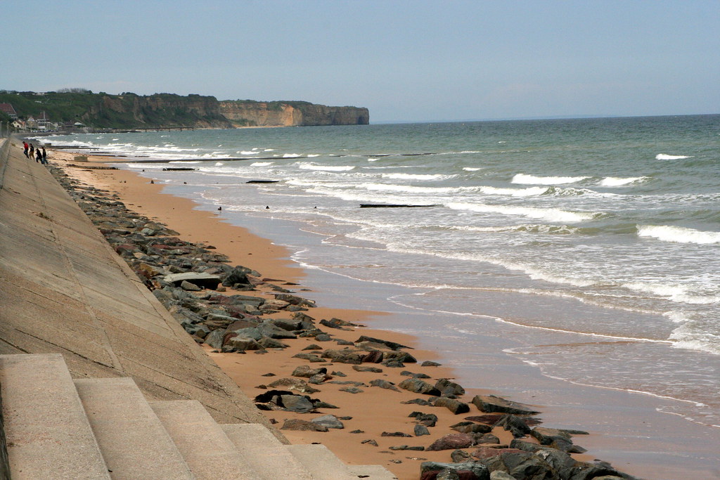 Day 4 Omaha Beach High tide. Andy Langager Flickr