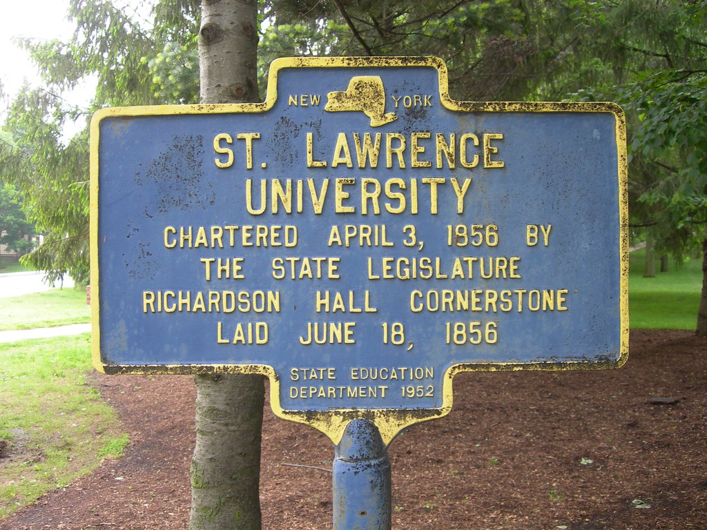 St Lawrence University Historic Marker Canton, New York Jimmy