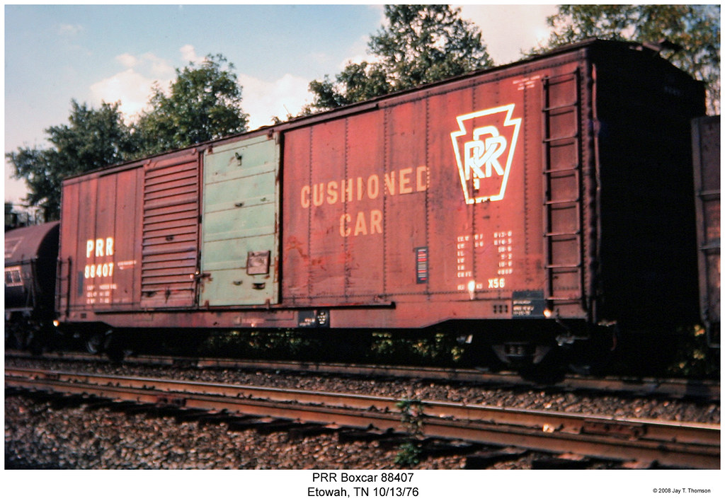PRR Boxcar 88407 Reproduced 35mm Slide Photo shot by my Da… Flickr