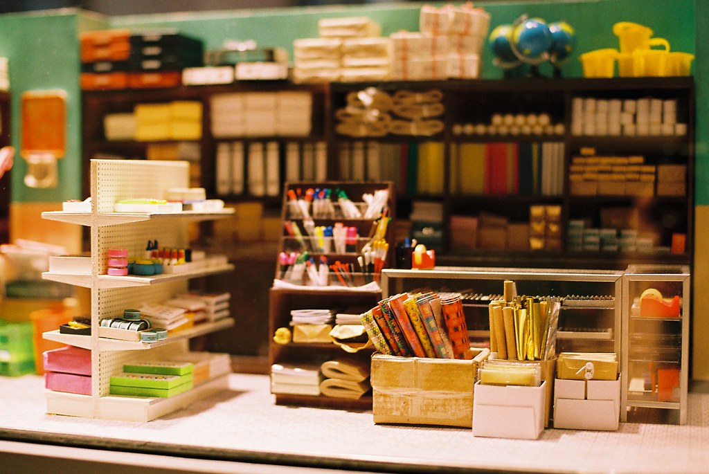 Stationery Shop... 80's style stationery shop in HK. cmyw Flickr