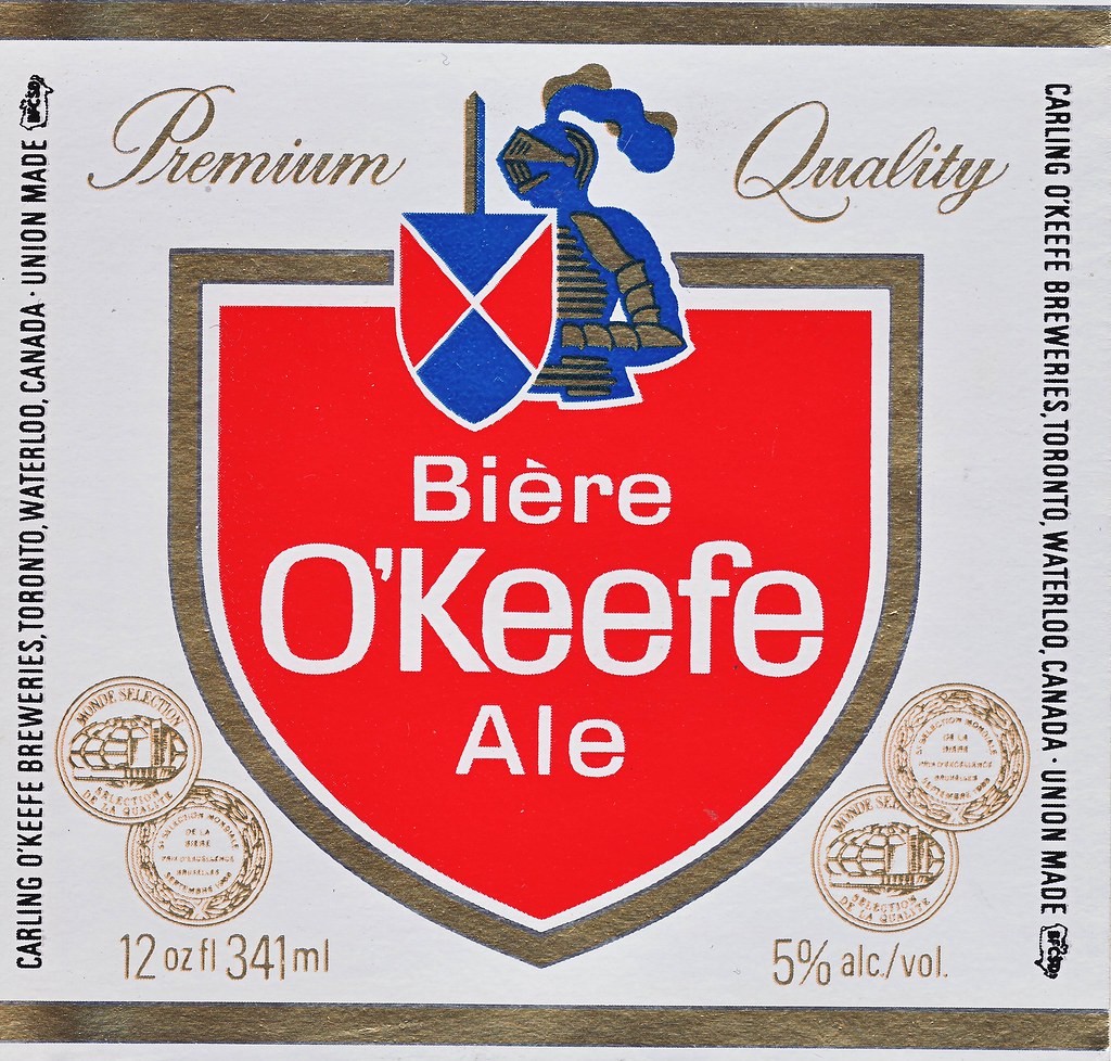 O'keefe Carling O'keefe Breweries Toronto, Waterloo, Ontar… Flickr