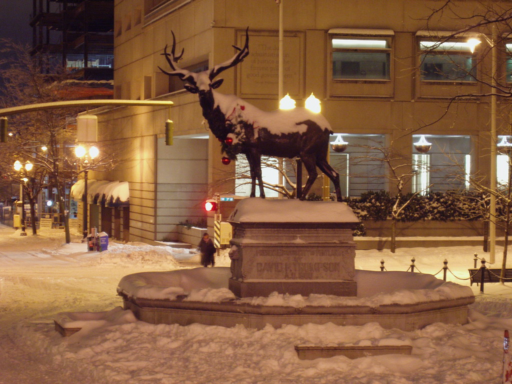 Elk Statue downtown Portland, OR Crystal Trulove Flickr
