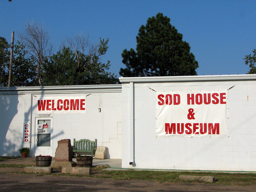 Sod House & Museum Kinsley, Kansas Alexei & Verne Stakhanov