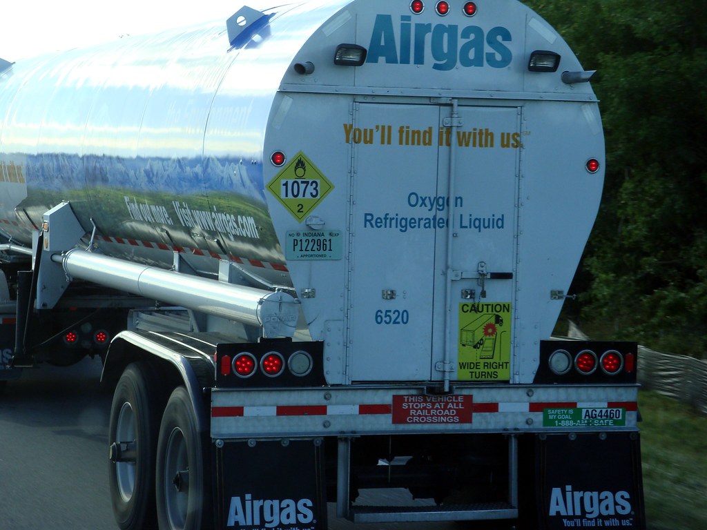 Airgas Class 2.2 oxygen1073 refrigerated liquid oxygen..… Flickr