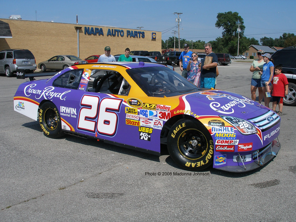 Jamie McMurray's Nascar Crown Royal Car Knox Liquors, in K… Flickr