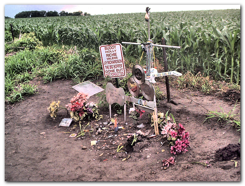 The Day the Music Died The site of the plane crash that ki… Flickr