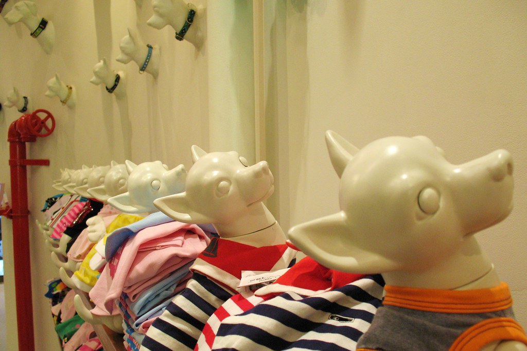 NYC Pet Boutique Dogs Dog mannequins at a highend pet bou… Flickr